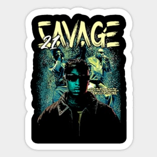 21 savage Sticker